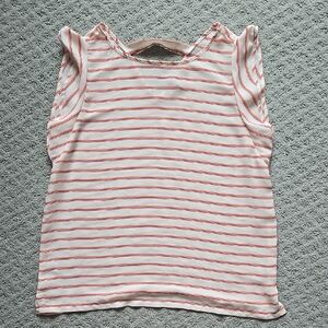 LOFT Striped Sleeveless Top